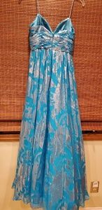 Aidan Mattox floor length gown.